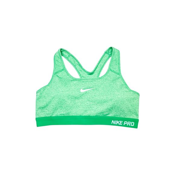Nike Dri-FIT Pro Sports Bra - Green, Size M - Picture 1 of 5